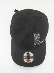 NEW ERA×Yohji Yamamoto POUR HOMME ニューエラ/ヨウジヤマモトプールオム HE-H81-973 22AW COTTON/BLK 930 YY LABEL LOGO キャップ