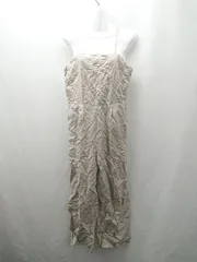 ◇ Θ 美品 LOWRYS FARM ローリーズファーム サロペット風パンツ サイズF ベージュ系 レディース E  【1507030000448】