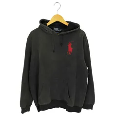 ポロバイラルフローレン Polo by RALPH LAUREN CUSTOM FIT ビッグポニー刺繍 アームナンバリング プルオーバーパーカー メンズ import：XXL 