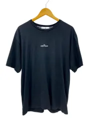 STONE ISLAND (ストーンアイランド) クルーネック Tシャツ 半袖 バックプリント 80152 L ブラック メンズ/028