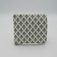 パトリックコックス 財布 二つ折り コンパクトウォレット ホワイト 総柄 レザー PVC