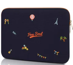 UNISOUL パソコン ケース 15.4 15.6インチ 15.6型 MacBook Pro Air 15 ノートパソコン タブレット pcケース 衝撃吸収 スリム 軽量 PCインナーバッグ (15.6インチ c)