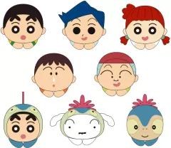 【中古】キーホルダー 全8種セット 「映画クレヨンしんちゃん オラたちの恐竜日記 はぐキャラコレクション」