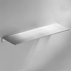 ☆ シルバー ☆ ウォールシェルフ 壁掛け ラック 40cm ウォールシェルフ 壁掛け ラック 40cm 棚 飾り棚 壁収納 天板 収納 壁掛 ウォール シェルフ 高級感 アイアン 金属 シンプル モダン スタイリッシュ 壁 取り付け 薄い 薄型 玄関