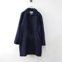 YAECA ステンカラーコート ネイビー S YAECA コートの通販【rusk】