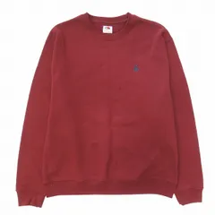 18aw ソフネット FRUIT OF THE LOOM AUTHENTIC CREW NECK SWEAT スウェット シャツ クルーネック 裏起毛 トレーナー スコーピオン ワンポイント刺繍 M ボルドー フルーツオブザルーム SOPH-189145のサムネイル
