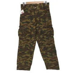 EVIS エヴィス カモフラージュ カーゴパンツ 34×34 中古・古着通販】EVISU (エヴィス) カモメカモフラカーゴパンツ