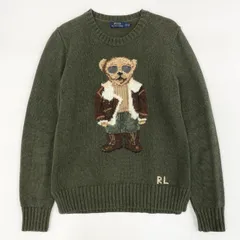 【希少 ヴィンテージ ポロベア】 ラルフローレン セーター ニット　NO2883 Polo ベア ロールネック セーター