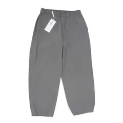 GRAPHPAPER グラフペーパー 23SS GM231-40026 Semi-Dull Poplin Track Pants 強撚コットン ポプリン トラックパンツ イージーパンツ グレー グレー系 1【中古】のサムネイル
