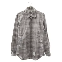 THOM BROWNE (トムブラウン) チェック柄 シャツ MWL006A-01490035 グレーのサムネイル