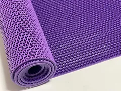 Color Non Slip MAX 滑り止めマット アウトレット品（訳あり品）！格安処分価格にて パープル＆ライトパープル 厚さ5mm、両面使用可能、15種類30色、国内検査機関で検査済み、 自由にカット可能、PVC製で紫外線・水・乾燥に強い