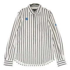 サイズ：4 PEARLY GATES パーリーゲイツ  長袖ポロシャツ ストライプ柄 ホワイト系 [240101513364] ゴルフウェア メンズ ストスト