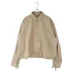 UNUSED (アンユーズド) Open-Back Shirt オープンバック長袖シャツ ブラウン US1325 ベージュのサムネイル