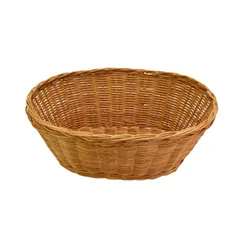 giau ラタン製 オーバルバスケット 籐籠 台所 収納