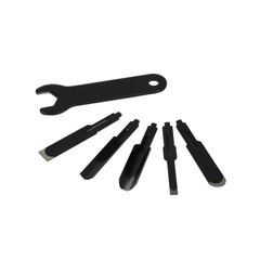 (4mm 丸刃・平刃 5本入 9mm)・角刃・平丸刃 電動彫刻刀用 替刃セット 6674661 旧リョービ 京セラ(Kyocera)