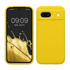 kwmobile スマホケース Google Pixel 8a対応 ケース - TPU リキッド シリコン カバー - 耐衝撃 傷防止 サラサラ Case 1