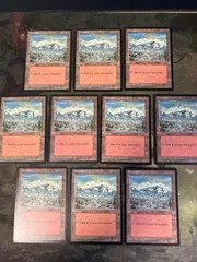 MTG アイスエイジ 冠雪土地 119枚 冠雪の山/Snow-Covered Mountain》[ICE] 土地 | 日本最大級 MTG