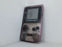 ジャンク品 GB ゲームボーイカラー クリアパープル