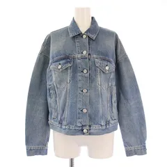アクネ ストゥディオズ Acne Studios デニムジャケット Gジャン ジージャン アウター ショート丈 レギュラーカラー 32 青 ブルー /BBのサムネイル