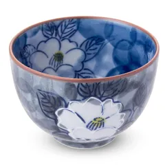新品 有田焼 CtoC JAPAN 湯呑み(ゆのみ) 277811 グレー (約)190cc 8.3x5.7cm 一珍山茶花