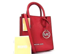 ■新品■未使用■ MICHAEL KORS マイケルコース レザー 2WAY クロスボディ トートバッグ ショルダー 斜め掛け レッド系 BF8297