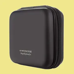 【特価セール】CDケースポータブルEVA blu-ray ディスク収納ケース 大容量 48枚収納 DVD/VCD 収納 (48枚 ブラック 48)