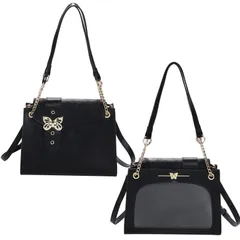 [ハルジオ] 痛バ 小さめ ミニ 痛バッグ 痛バック パール ショルダー ショルダーバッグ トートバッグ 2WAY オシャレ 可愛い 推し活バッグ いたバック 黒 白 銀 推し活 オタ活 いたば いたばっく シート (ブラック) [ブラック]