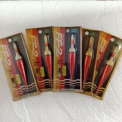 富士灯器　フジライト　FF-2号　ウキゴム　おもり中　5個セット　電気ウキ　釣具　釣り用品　まとめ売り　釣り引退セット　※2334