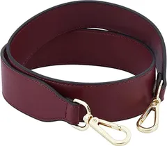 WADORN レザーバッグ持ち手 ショルダーストラップ バッグ用 幅約4cm 太め 赤褐色 90.5cm 交換用 かばん ハンドル( ブラウン)