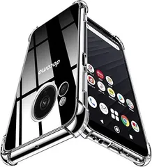 【在庫処分】AQUOS sense8 ケース クリア 耐衝撃 四隅エアクッション TPU ソフト 軽量 薄型 AQUOS SH-54D SHG11 ケース 透明 シリコン 衝撃吸収 耐久 黄変防止 指紋防止 滑り止め 脱着簡単 カバー ZW79-29