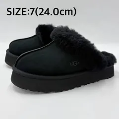 24.0cm UGG Disquette ディスケット　ムートンスリッパ　サンダル　厚底