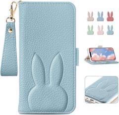 【在庫処分】ストラップ付き アイフォン13mini 兎 手帳型レディース 携帯カバー mini アイフォン13mini mini ケース ケース mini カード収納 iphone13 携帯ケースアイフォン13ミニ 女性 人気 ケーストラップ かわいい 財布型