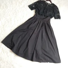 lugnamoon ドレス ラグナムーン ロング レース     ブラックドレス  サイズS　ワンピース   クリスマスパーティー