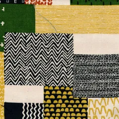 帆布プリント　112cm巾x100cm　ハンドメイド