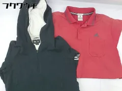 ◇ 《 adidas アディダス まとめ売り2点セット サイズM&L ポロシャツ プルオーバー パーカー レディース メンズ 》  【1108250006748】