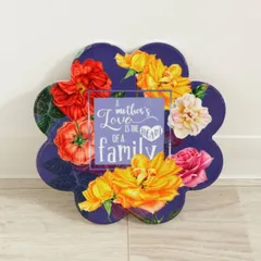 オシャレで便利！販促品、ノベルティーにも♪ 鍋敷き　パープル かわ畑貿易