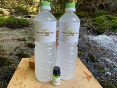 天然青森ひば精油15ml＋天然青森ひば水1L×2本セット/産地直送！青森ひば油/天然ヒノキチオール2%以上含有/エッセンシャルオイル/ヒバオイル/天然水使用青森ひば水/天然ヒノキチオール140ppm以上含有/ヒバウォーター/青森ひば蒸留水/全国一律送料無料