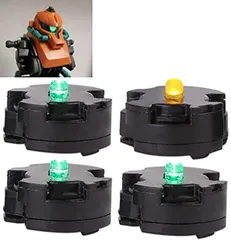 ルボナリエ ガンプラ MG 1/100 led ユニット unit gunpla gundam パーツ グリーンx3 イエローx1(グリーンx3， イエローx1)