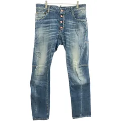 DSQUARED2 ダメージ加工 バイカーデニム 48 DSQUARED2 ディースクエアード 20SS TIDY BIKER ダメージ加工