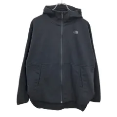 THE NORTH FACE ノースフェイス フルジップ スウェットパーカー アウトドア ブラック(レディース S)中古 古着 V3110