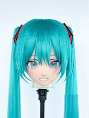 ★即納 全頭マスク カツラ付き NO.700 マスク ドール ヘッドロリータ人形 コスプレ 仮装 変装 着ぐるみ コスチューム kigurumi