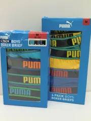 【未使用品】PUMA プーマ ボーイズ ボクサーブリーフMサイズ 4枚組×2個セット