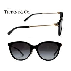 【TIFFANY&CO】ティファニー　サングラス　TF4243D　8001/3C　ブラック/ゴールド　国内正規品