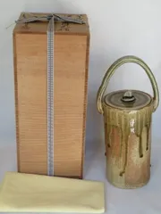 伊賀焼　古田耕三作　水指　箱付き　茶道具 コレクション 伊賀焼 古田耕三作 水指 箱付き 茶道具 コレクション