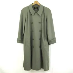 レリアン トレンチコート アウター ロングコート 日本製 レディース 9サイズ カーキ Leilian 【中古】