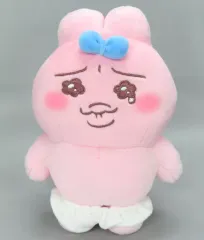 【中古】ぬいぐるみ おぱんちゅうさぎ(ぐっと泣くのをこらえている顔) おてのりましゅもっち(ぬいぐるみ) 「おぱんちゅうさぎ」