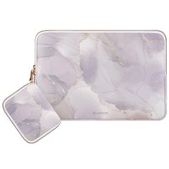 Arvok13-14インチパソコンケース ラップトップスリーブケース MacBook Air/Pro 360°耐衝撃 薄型 撥水 収納袋ダブルファスナー ノートPCバッグ インナーバッグ 保護ケース タブレット 13 13.3 14インチ（肌色墨絵）