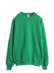 【お得なクーポン配布中!】 デッドストック 90s USA製 ジャージーズ  無地 クルーネック スウェット メンズ レディース S / オールド ブランク トレーナー 薄手 裏起毛