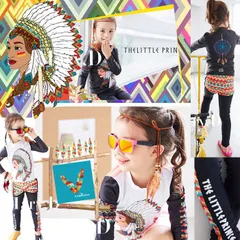 インディアン ラッシュガード セットアップ 　スイム　3点セット 水着 2カラー