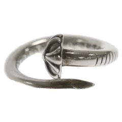 CHROME HEARTS (クロムハーツ) NAIL CRSBALL クロスボールネイルリング シルバー 7号のサムネイル